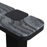 Ex Display - Velanova 1.5m Marble Console Table - Black Console Table Mika-Core