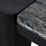 Ex Display - Velanova 1.5m Marble Console Table - Black Console Table Mika-Core