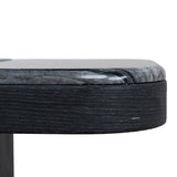 Ex Display - Velanova 1.5m Marble Console Table - Black Console Table Mika-Core