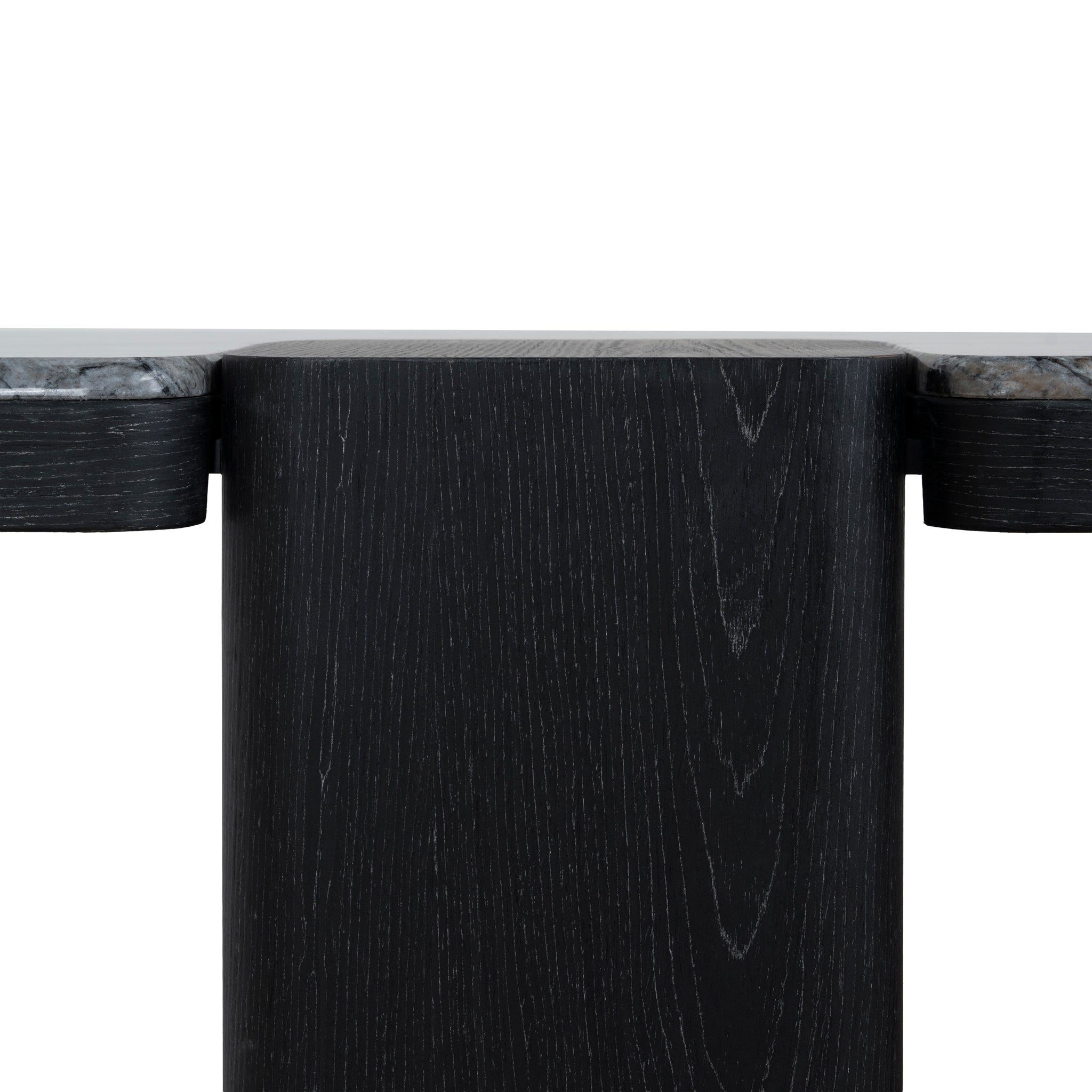 Ex Display - Velanova 1.5m Marble Console Table - Black Console Table Mika-Core
