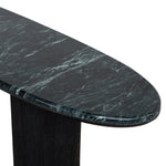 Ex Display - Arvilo 1.5m Marble Console Table - Black Console Table Mika-Core