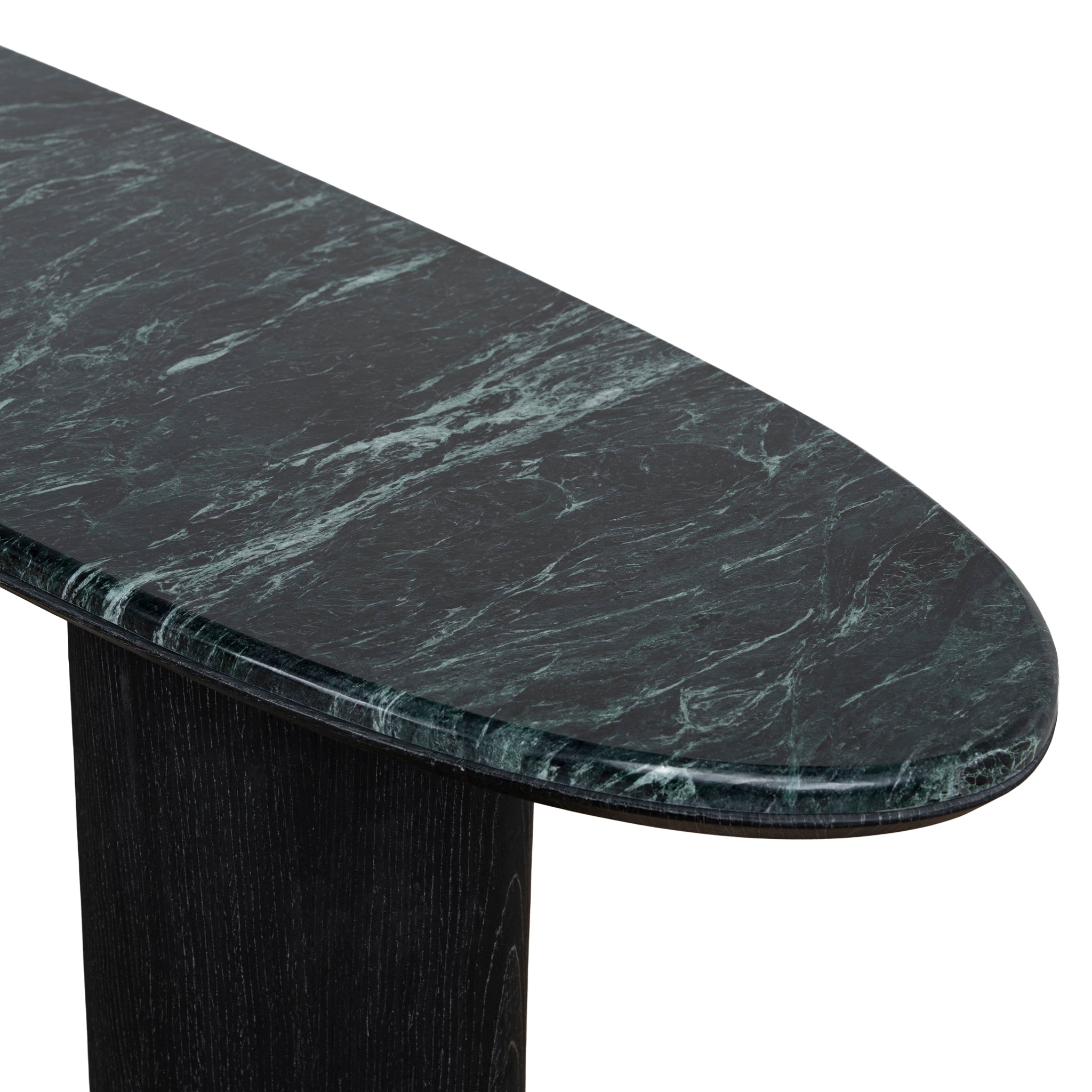 Ex Display - Arvilo 1.5m Marble Console Table - Black Console Table Mika-Core