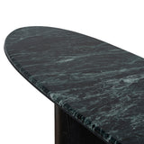 Ex Display - Arvilo 1.5m Marble Console Table - Black Console Table Mika-Core