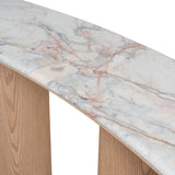 Ex Display - Velto 1.6m Marble Console Table - Natural Console Table Mika-Core