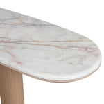 Ex Display - Velto 1.6m Marble Console Table - Natural Console Table Mika-Core