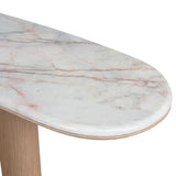 Ex Display - Velto 1.6m Marble Console Table - Natural Console Table Mika-Core