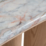 Ex Display - Velto 1.6m Marble Console Table - Natural Console Table Mika-Core