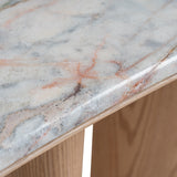 Ex Display - Velto 1.6m Marble Console Table - Natural Console Table Mika-Core