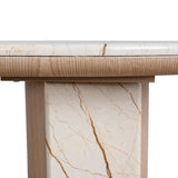 Ex Display - Dravine 1.5m Marble Console Table - Natural Console Table Mika-Core
