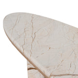 Ex Display - Dravine 1.5m Marble Console Table - Natural Console Table Mika-Core