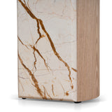 Ex Display - Dravine 1.5m Marble Console Table - Natural Console Table Mika-Core