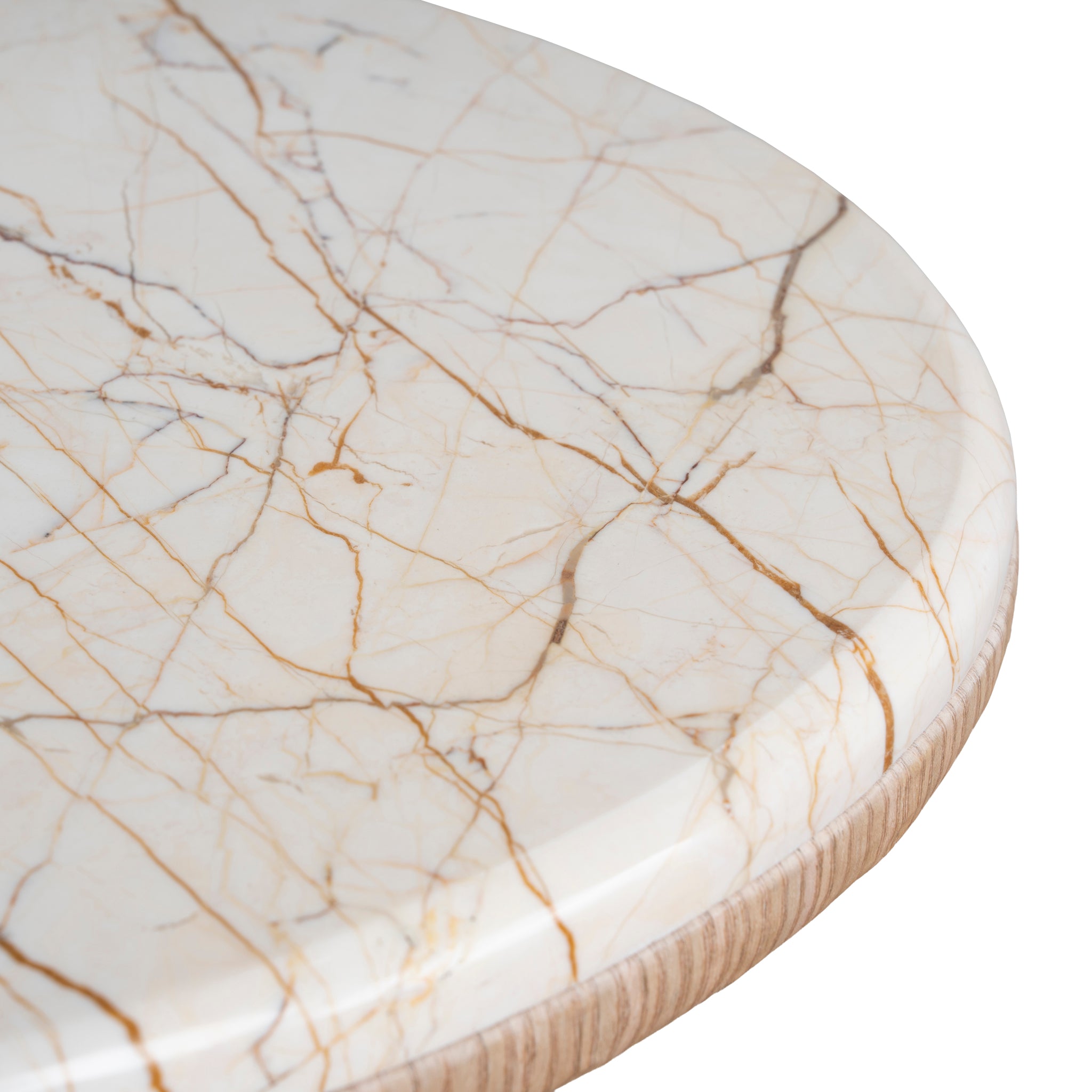 Ex Display - Dravine 1.5m Marble Console Table - Natural Console Table Mika-Core