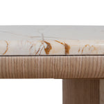 Ex Display - Dravine 1.5m Marble Console Table - Natural Console Table Mika-Core