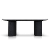 Ex Display - Remi 2.2m Dining Table - Black Dining Table Mika-Core