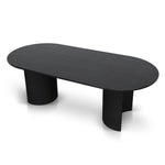 Ex Display - Remi 2.2m Dining Table - Black Dining Table Mika-Core