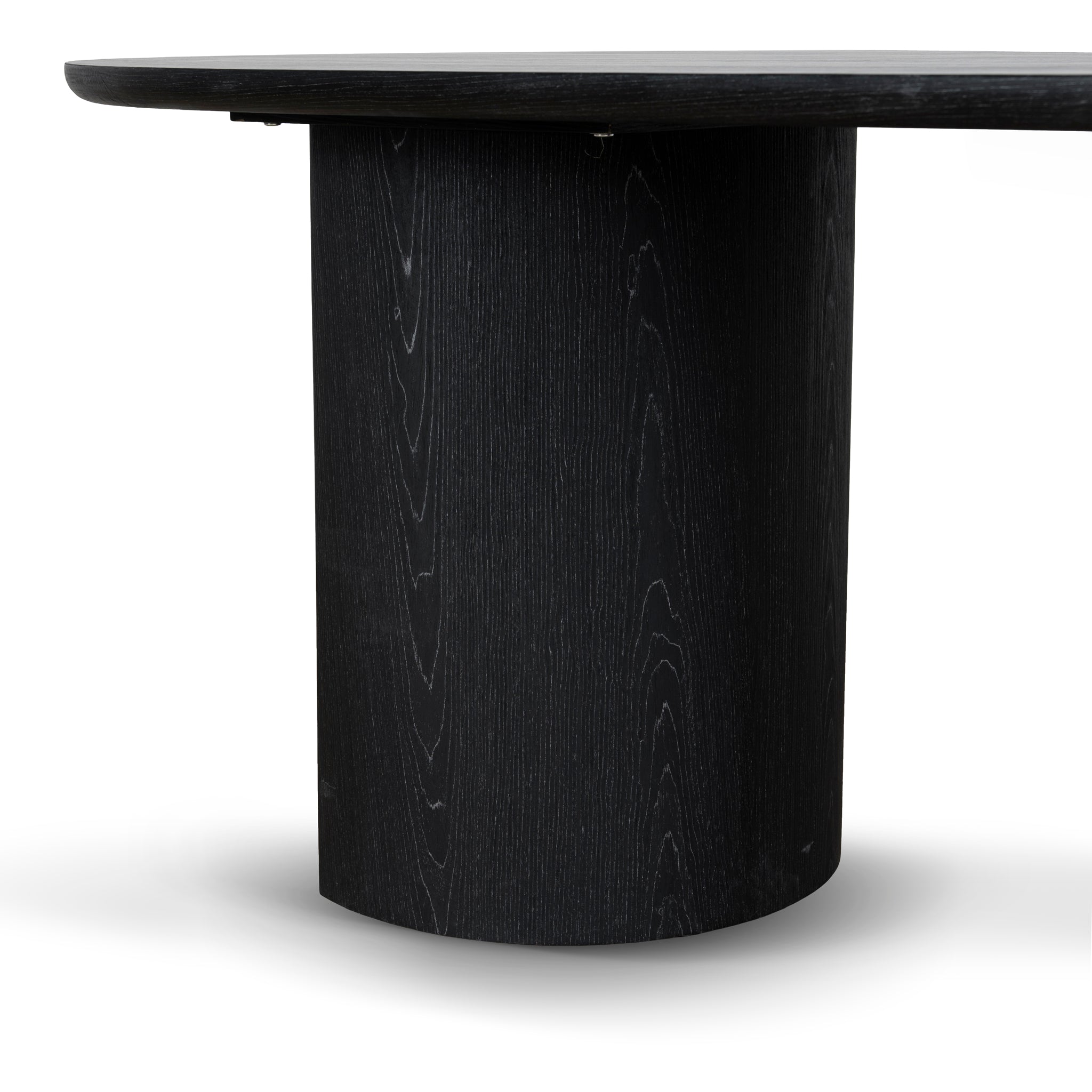 Ex Display - Remi 2.2m Dining Table - Black Dining Table Mika-Core