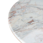 Ex Display - Vienna 2.2m White Marble Dining Table - Natural Dining Table Mika-Core