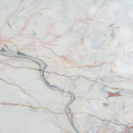 Ex Display - Vienna 2.2m White Marble Dining Table - Natural Dining Table Mika-Core