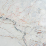 Ex Display - Vienna 2.2m White Marble Dining Table - Natural Dining Table Mika-Core