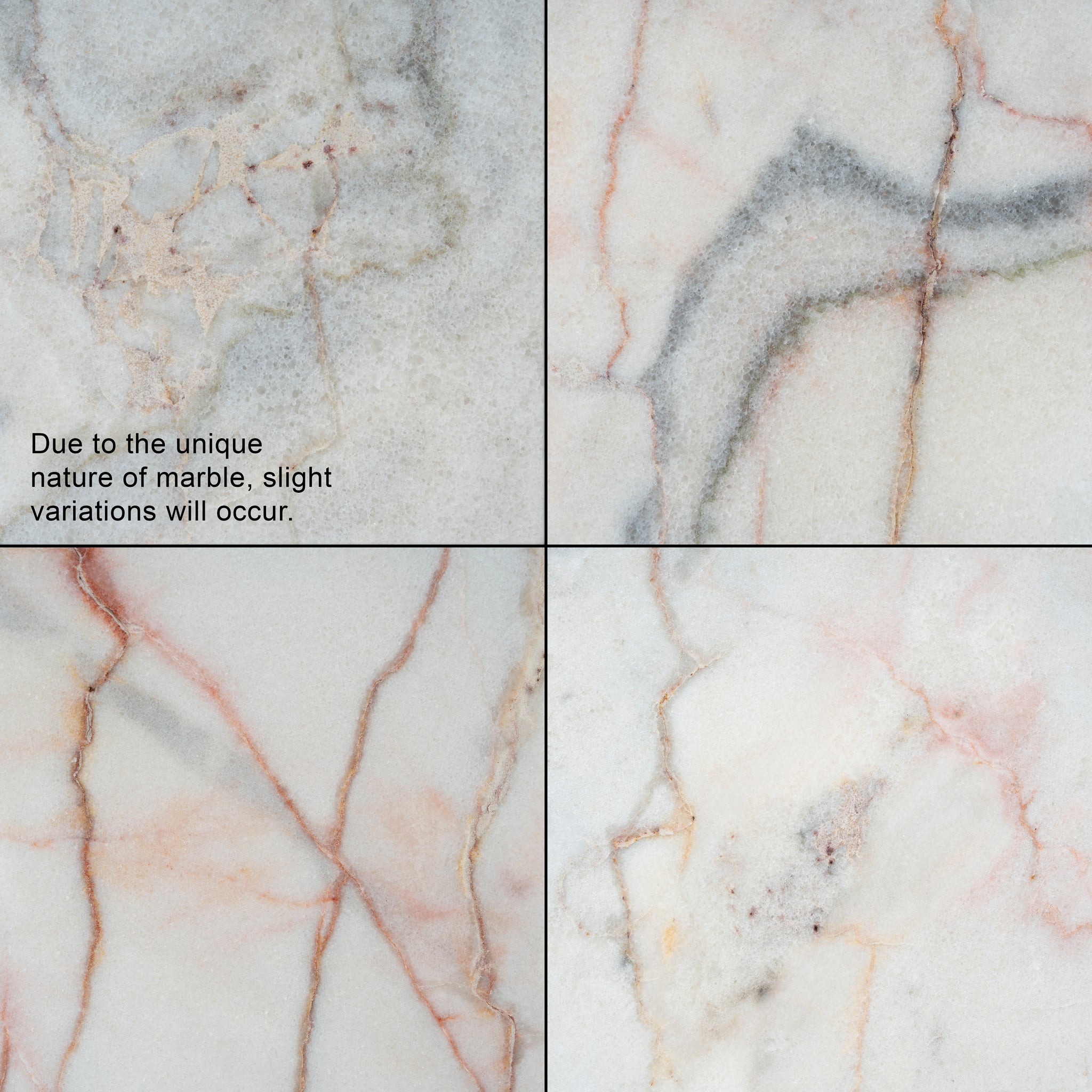 Ex Display - Vienna 2.2m White Marble Dining Table - Natural Dining Table Mika-Core