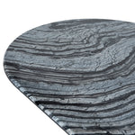 Ex Display - Vienna 2.2m Black Marble Dining Table - Black Dining Table Mika-Core