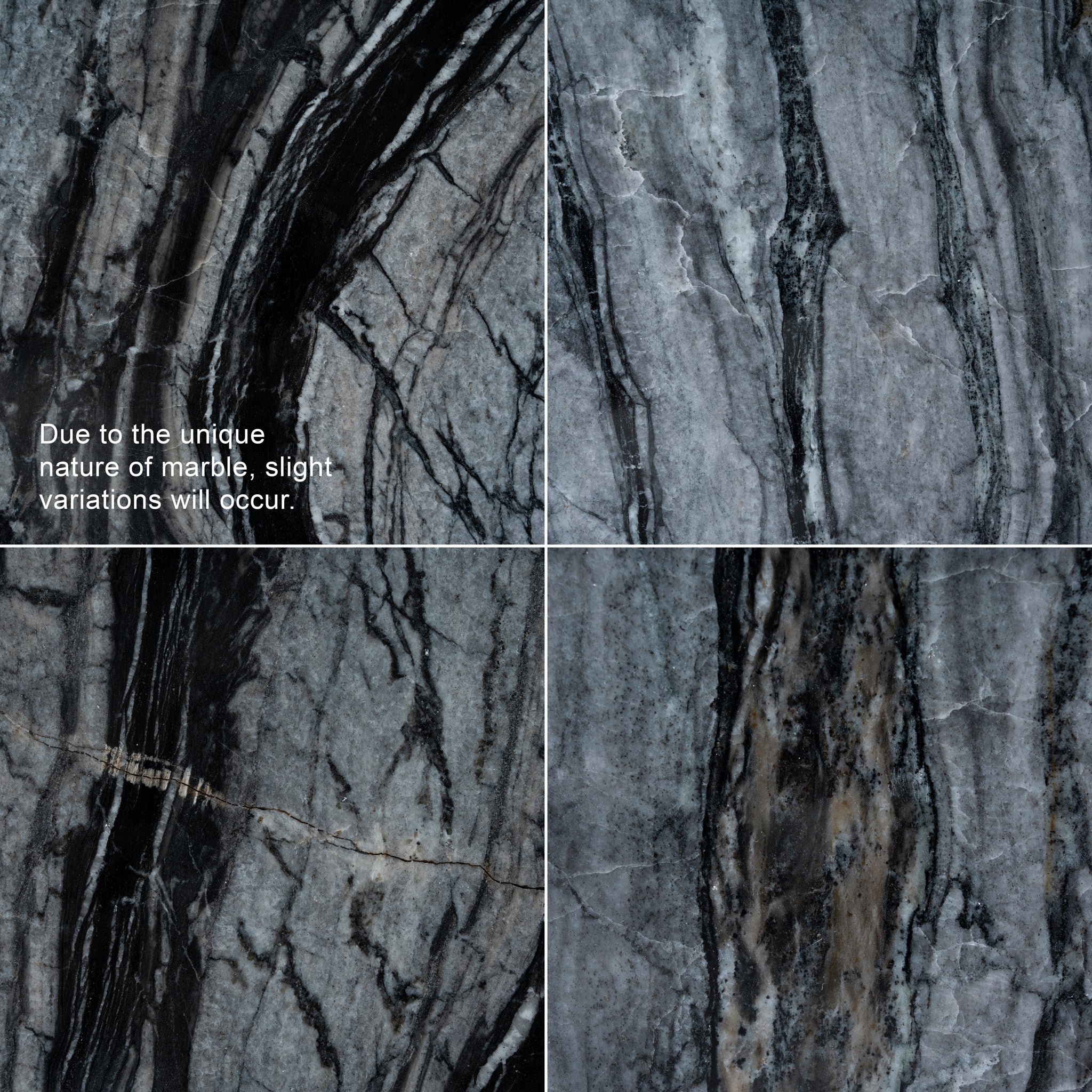 Ex Display - Vienna 2.2m Black Marble Dining Table - Black Dining Table Mika-Core