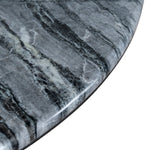 Ex Display - Vienna 2.2m Black Marble Dining Table - Black Dining Table Mika-Core