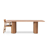 Lunora 2.4m Dining Table - Natural Dining Table Marri-Core
