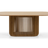 Arvena 2.2m Oval Dining Table - Natural Dining Table Cube Home-Core