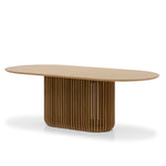 Arvena 2.2m Oval Dining Table - Natural Dining Table Cube Home-Core