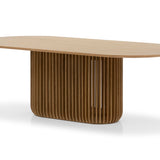 Arvena 2.2m Oval Dining Table - Natural Dining Table Cube Home-Core