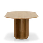 Arvena 2.2m Oval Dining Table - Natural Dining Table Cube Home-Core