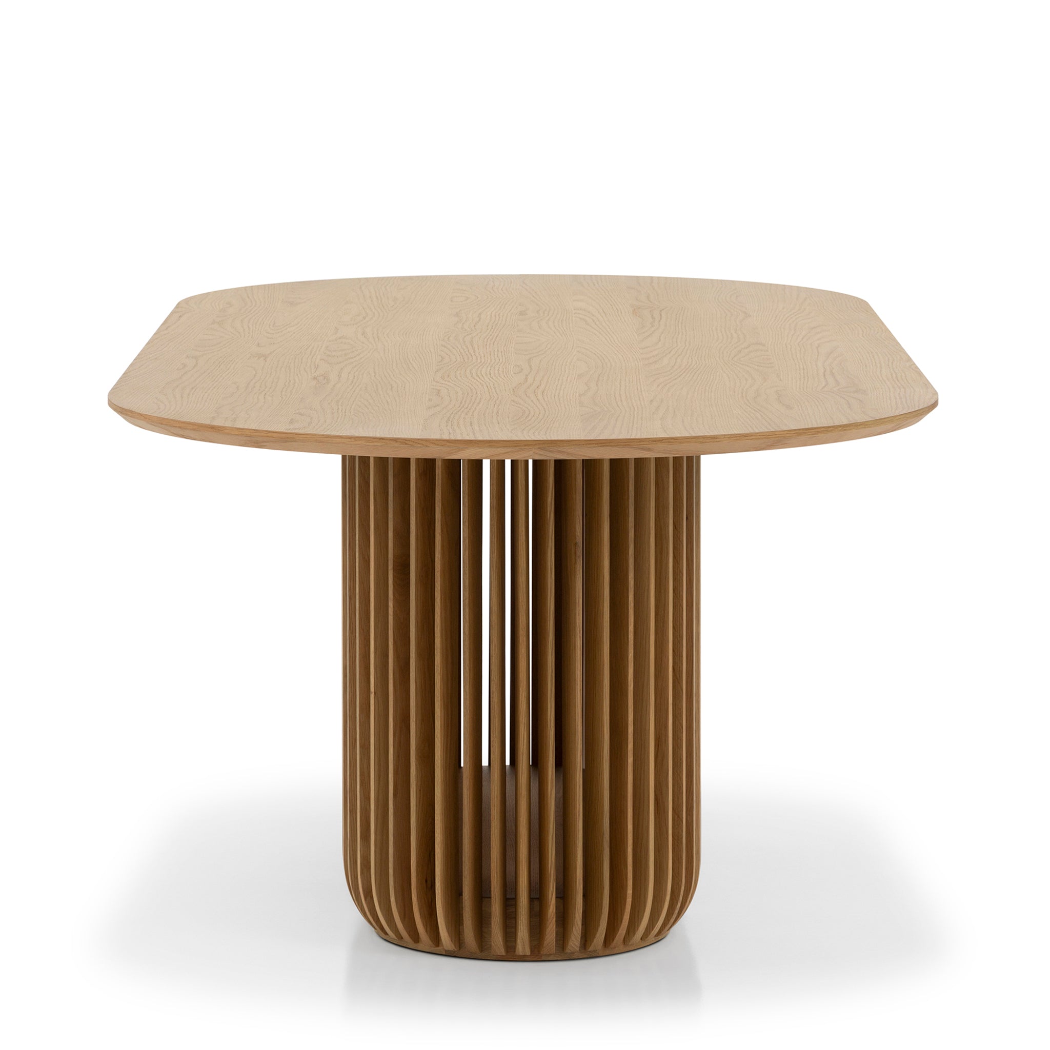 Arvena 2.2m Oval Dining Table - Natural Dining Table Cube Home-Core