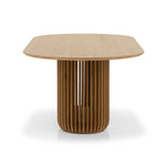 Arvena 2.2m Oval Dining Table - Natural Dining Table Cube Home-Core