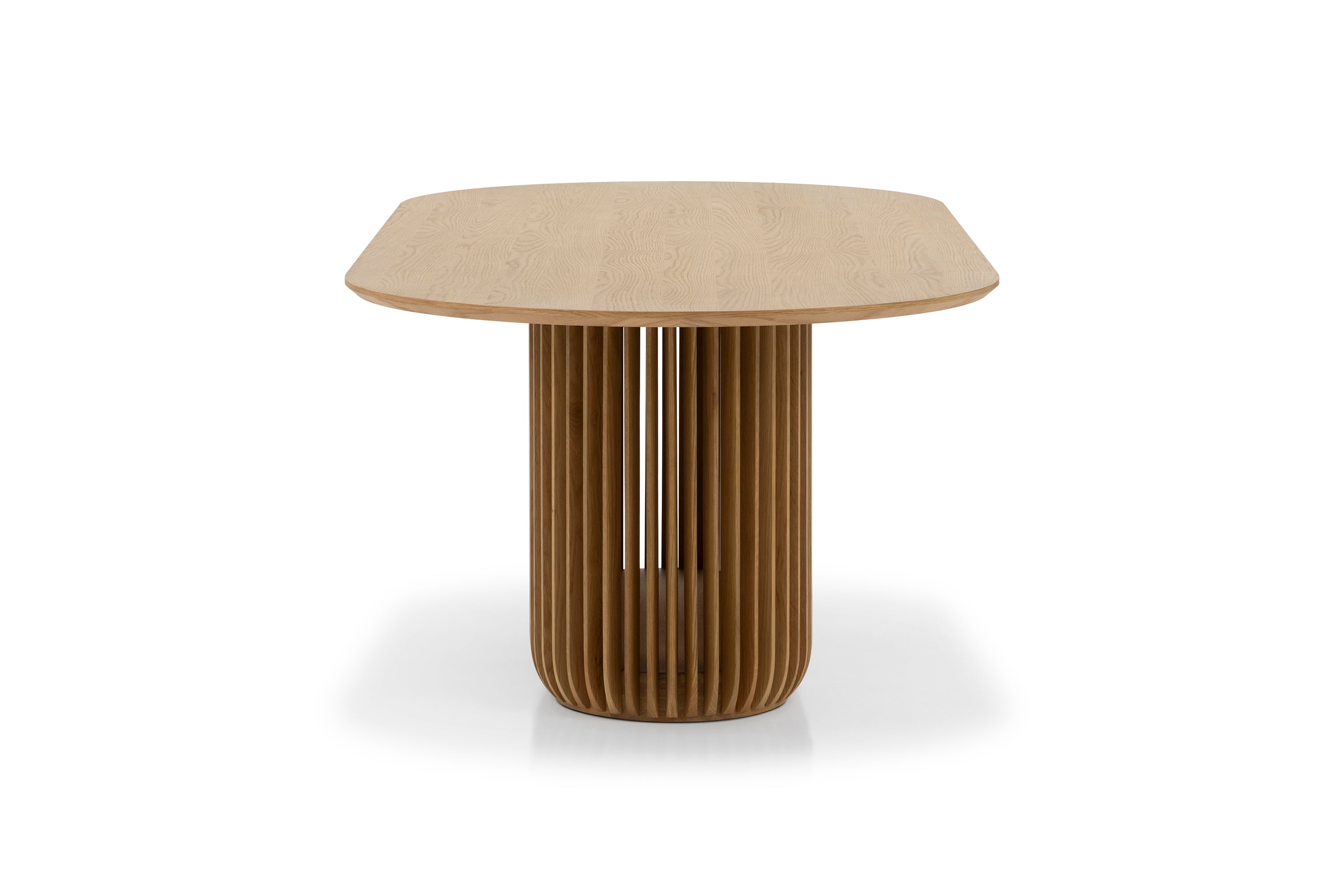 Arvena 2.2m Oval Dining Table - Natural Dining Table Cube Home-Core