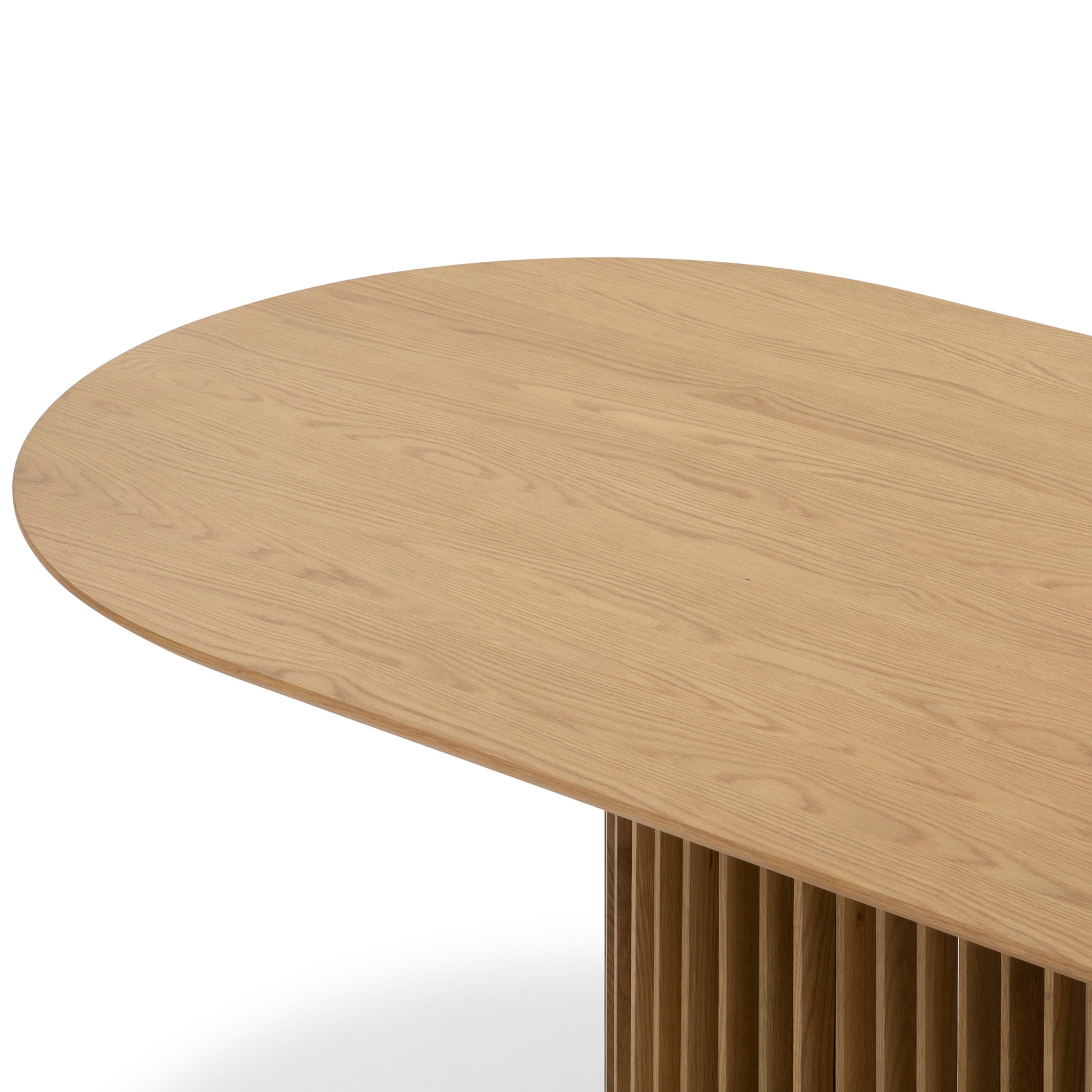 Arvena 2.2m Oval Dining Table - Natural Dining Table Cube Home-Core