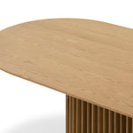 Arvena 2.2m Oval Dining Table - Natural Dining Table Cube Home-Core