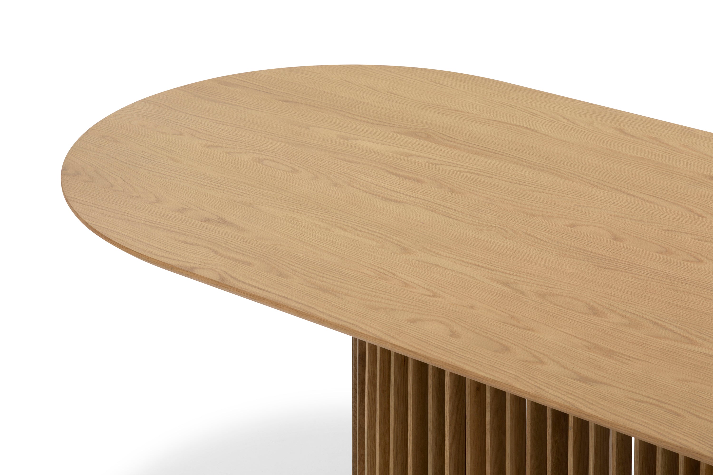 Arvena 2.2m Oval Dining Table - Natural Dining Table Cube Home-Core