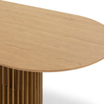 Arvena 2.2m Oval Dining Table - Natural Dining Table Cube Home-Core