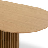 Arvena 2.2m Oval Dining Table - Natural Dining Table Cube Home-Core