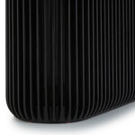 Arvena 2.2m Oval Dining Table - Black Stain Dining Table Cube Home-Core