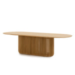 Arvena 2.8m Oval Dining Table - Natural Dining Table Cube Home-Core