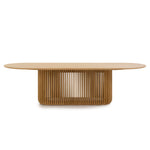 Arvena 2.8m Oval Dining Table - Natural Dining Table Cube Home-Core