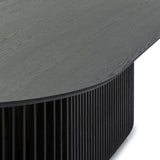 Arvena 2.8m Oval Dining Table - Black Stain Dining Table Cube Home-Core