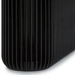 Arvena 2.8m Oval Dining Table - Black Stain Dining Table Cube Home-Core