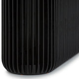 Arvena 2.8m Oval Dining Table - Black Stain Dining Table Cube Home-Core