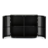 Arvena 95cm Sideboard Unit - Black Stain Buffet & Sideboard Cube Home-Core