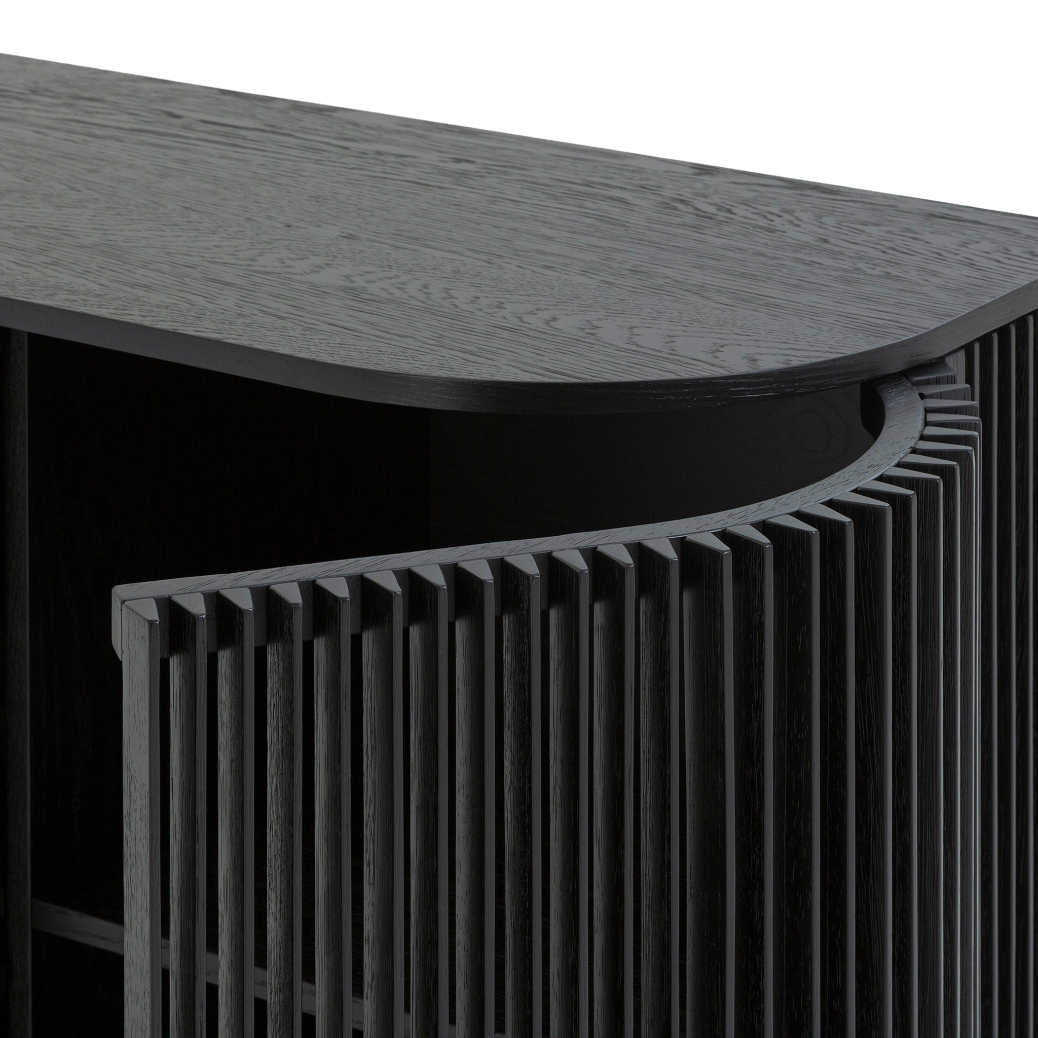 Arvena 95cm Sideboard Unit - Black Stain Buffet & Sideboard Cube Home-Core