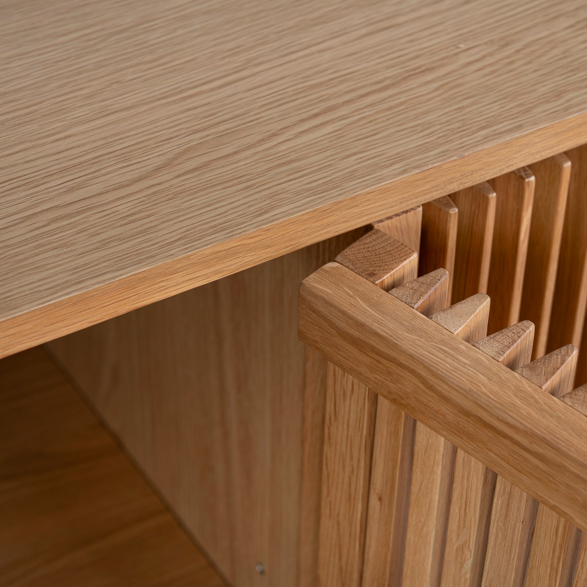 Ex Display - Arvena 1.75m Sideboard Unit - Natural Buffet & Sideboard Cube Home-Core