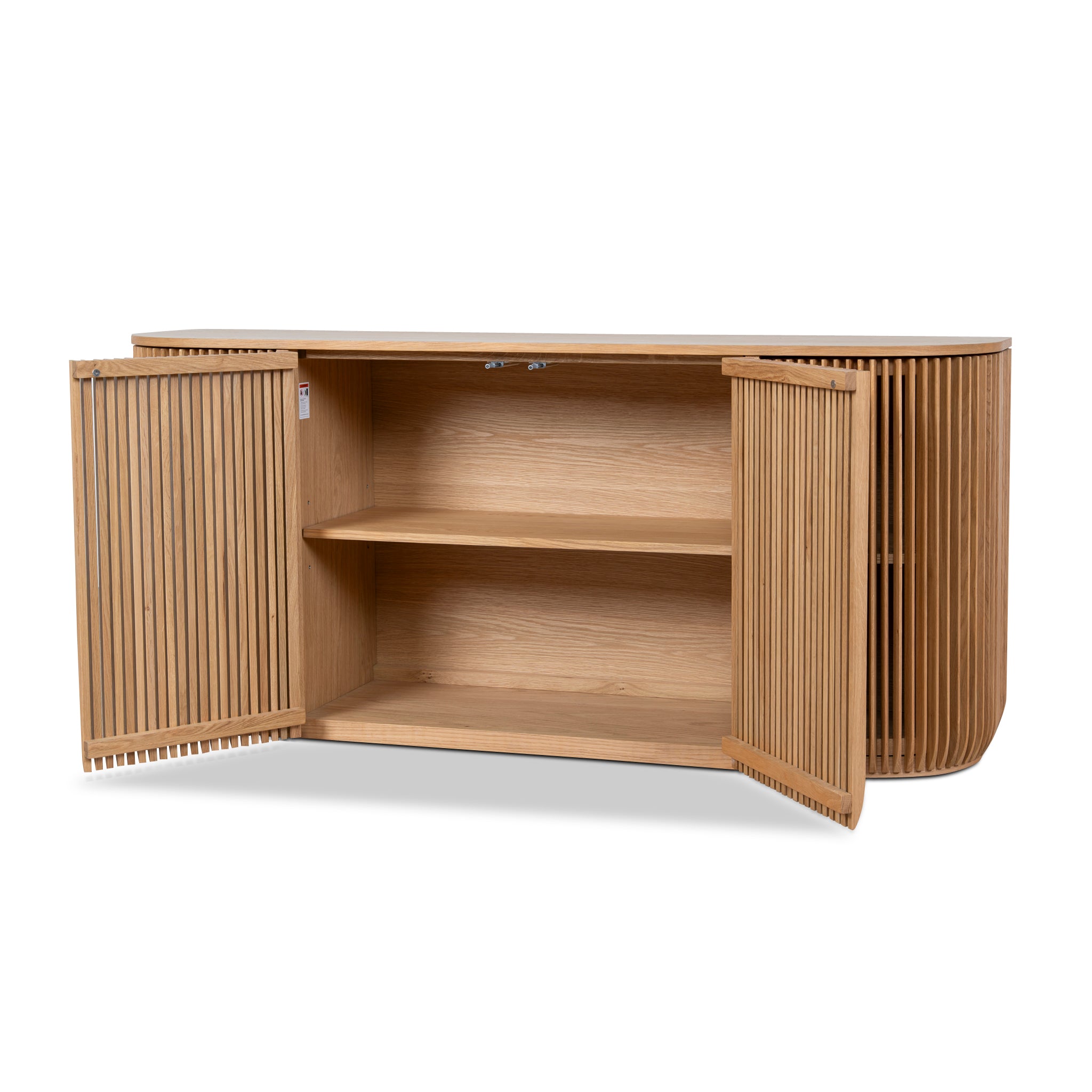 Ex Display - Arvena 1.75m Sideboard Unit - Natural Buffet & Sideboard Cube Home-Core